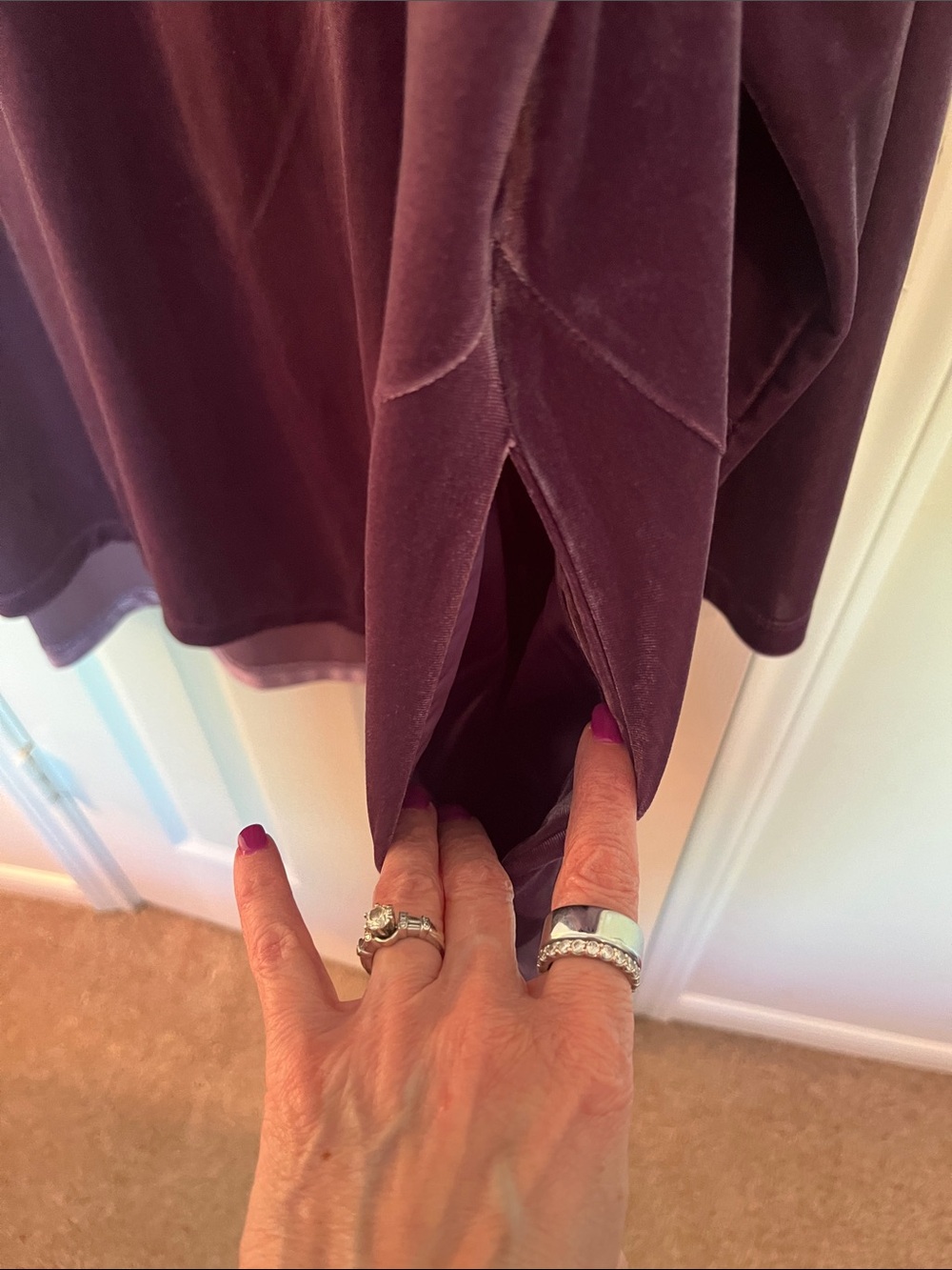 Soft Surroundings Velvet Tunic - Picture 4 of 9
